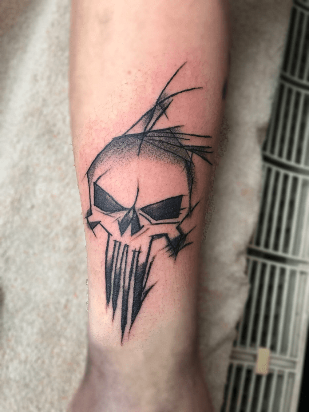 Tattoo uploaded by sawescobar  punisher skull  Tattoodo