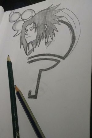 sasuke vs naruto drawings in pencil