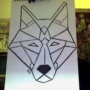 Geometric wolf. Needs some work tho