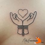 Hands bound from the Valentine's flash special (Feb 2018)http://nikkifirestarter.com#tattoos #ink #bodyart #bodymod #blacktattoos #lineart #lineworktattoos #hearttattoos #valentinestattoos #romantictattoos #cutetattoos #bondagetattoos #bondage #bdsm #blackink