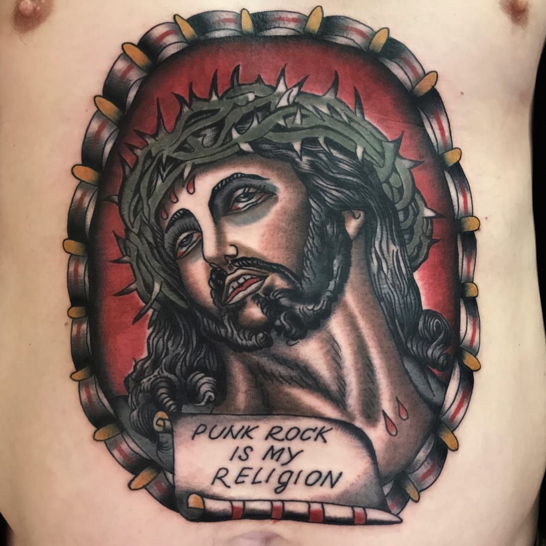 Jesus tattoo jesuschrist  ameen tattoo viking tattoo  tattooameensaoub on Instagram