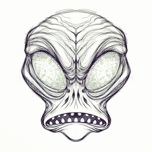#Alien 👽 #alientattoo #aliens #angry #angryalienDesigns by Alex Velazquez @x2creator