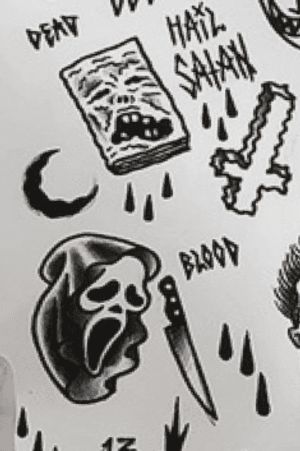 Scream tattoo+face=fucking goals 💯