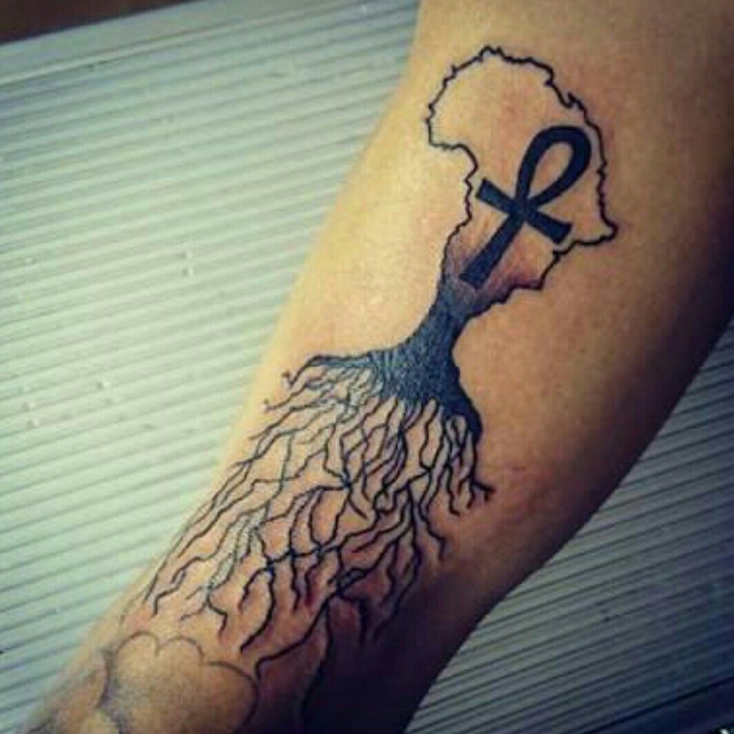 African roots tattoo by Sebastian Echeverria  Post 23284  African tattoo Roots  tattoo Africa tattoos