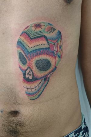 Otro Cráneo en puntillismo basado en arte huichol #wirrarika #jalisco #nayarit #art #skulltattoo #tattoos #skull #huichol #dontwork #craneo #calavera #huicholart #arthuichol #ink #tattoos #inked #art #tattooed #tattooartist #instagood #tattooart #artist #photooftheday #inkedup #tattoolife #picoftheday #me #style #bodyart