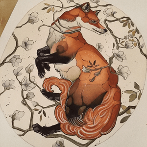 •FOX •I would like speed my portfolio here in London. So I have this project available with really law price. If you would like do it, let me know !Check my instagram works @maiza.tattoos ...#art #foxdesign #desing #london #uk #england #tattoo #tatuagem #painting #watercolor #animals #art #handmade #drawing 