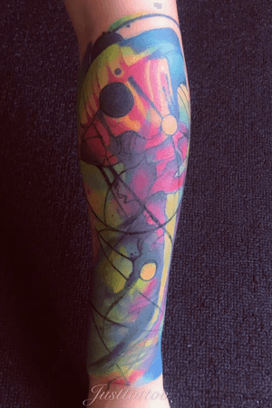 Tattoo by Momo tattooist. Guangzhou Tattoo - #Justtattoo #GuangzhouTattoo #OriginalTattoo #TattooManuscript #TattooDesign #TattooFemaleTattooist#color #colorful #colortattoo #colorfulltattoo #jellyfish #jellyfishtattoo #watercolor #watercolortattoo #freestyle 