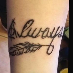 Tattoo uploaded by Lena Schulz • #HarryPotterTattoos #harrypotter  #harrypottertattoo #always #snapeforever #snapetattoo #severussnape •  Tattoodo