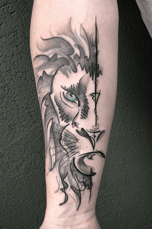 Done by @bertinarens - Resident Artist @swallowinktattoo @iqtattoogroup #tat #tatt #tattoo #tattoos #tattooart #tattooartist #blackandgrey #blackandgreytattoo #geometric #lion #liontattoo #geometrip #graphic #graphictattoo #graphicdesign #inked #art #ink #inkedup #tattoos #tattoodo #ink #inkee #inkedup #inklife #inklovers #art #bergenopzoom #netherlands