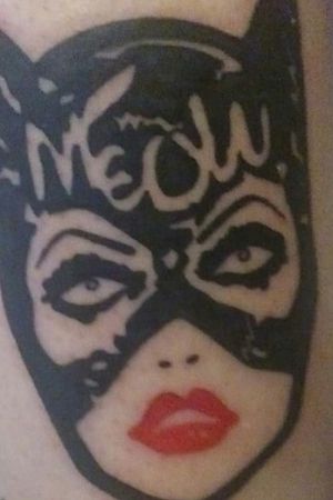 "I don't know about you Miss Kitty but I feel so much...yummier" #MichellePfieffer #catwomantattoo #catwoman #meow