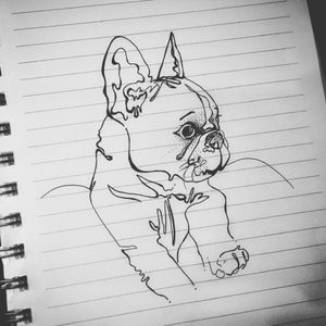 Frenchie lines by Malnaful