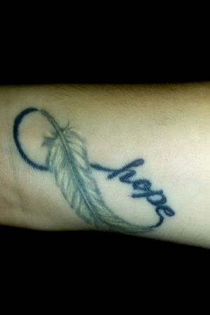 My first tattoo #first #hope #forever