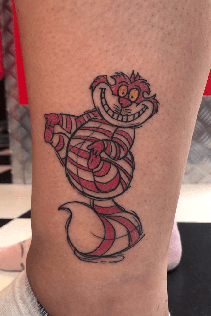 17 Mad And Mischievous Cheshire Cats Tattoos  Tattoodo
