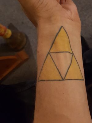 TRI-FORCE FTW #zeldatattoo #bad ones