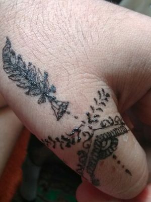 #henna #pemprorary #tatooMade by me 😘