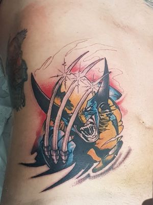 Wolverine. #tatuagemcolorida #tatuagenscoloridas #saopaulotattoo #saopauloink  #ironworks #polacotatuagem