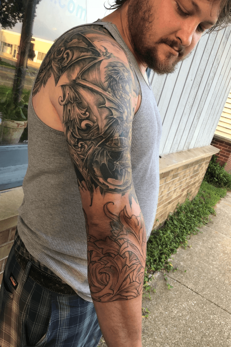 Tattoo uploaded by Tattoos By Raven • Work in progress on Jon. • Tattoodo