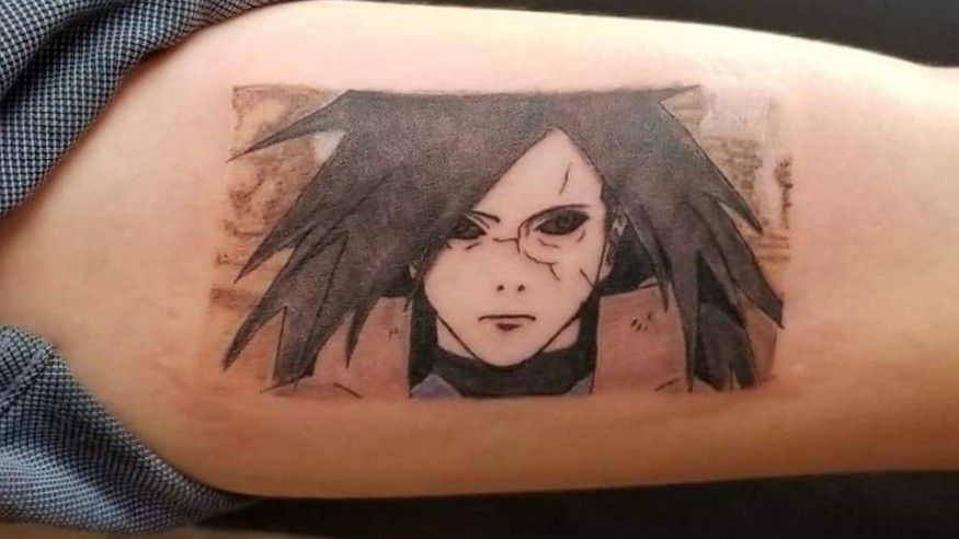 Design Uchiha Madara  is cool Artist credit brenopiva Follow me  and Tag your Otaku Friends to the best Anim  Naruto tattoo Anime tattoos  Madara uchiha