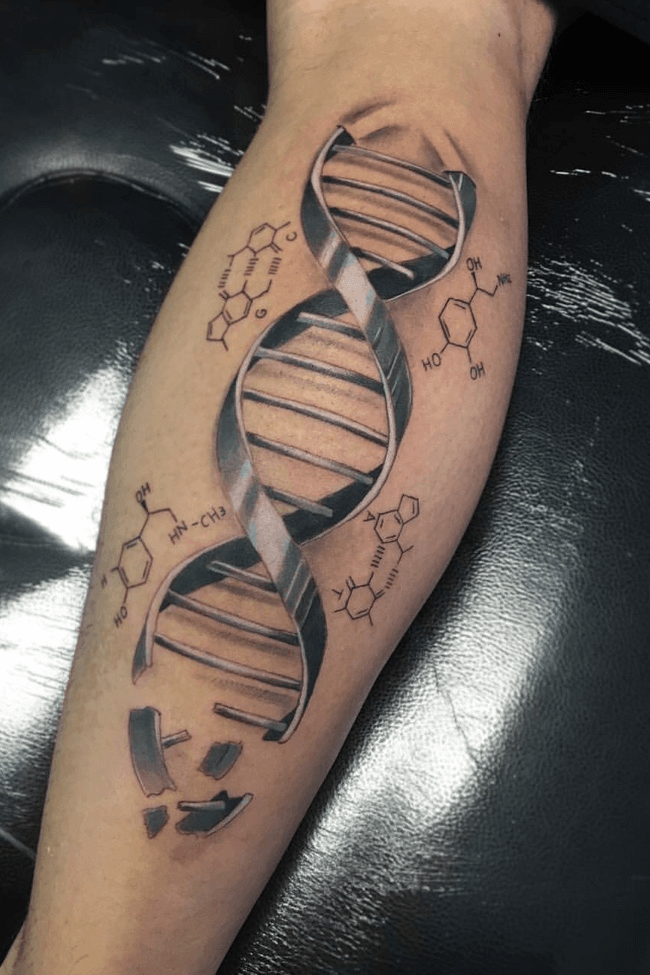 Music DNA by RYAN MIRACLE WOODLANDS TX TattooNOW