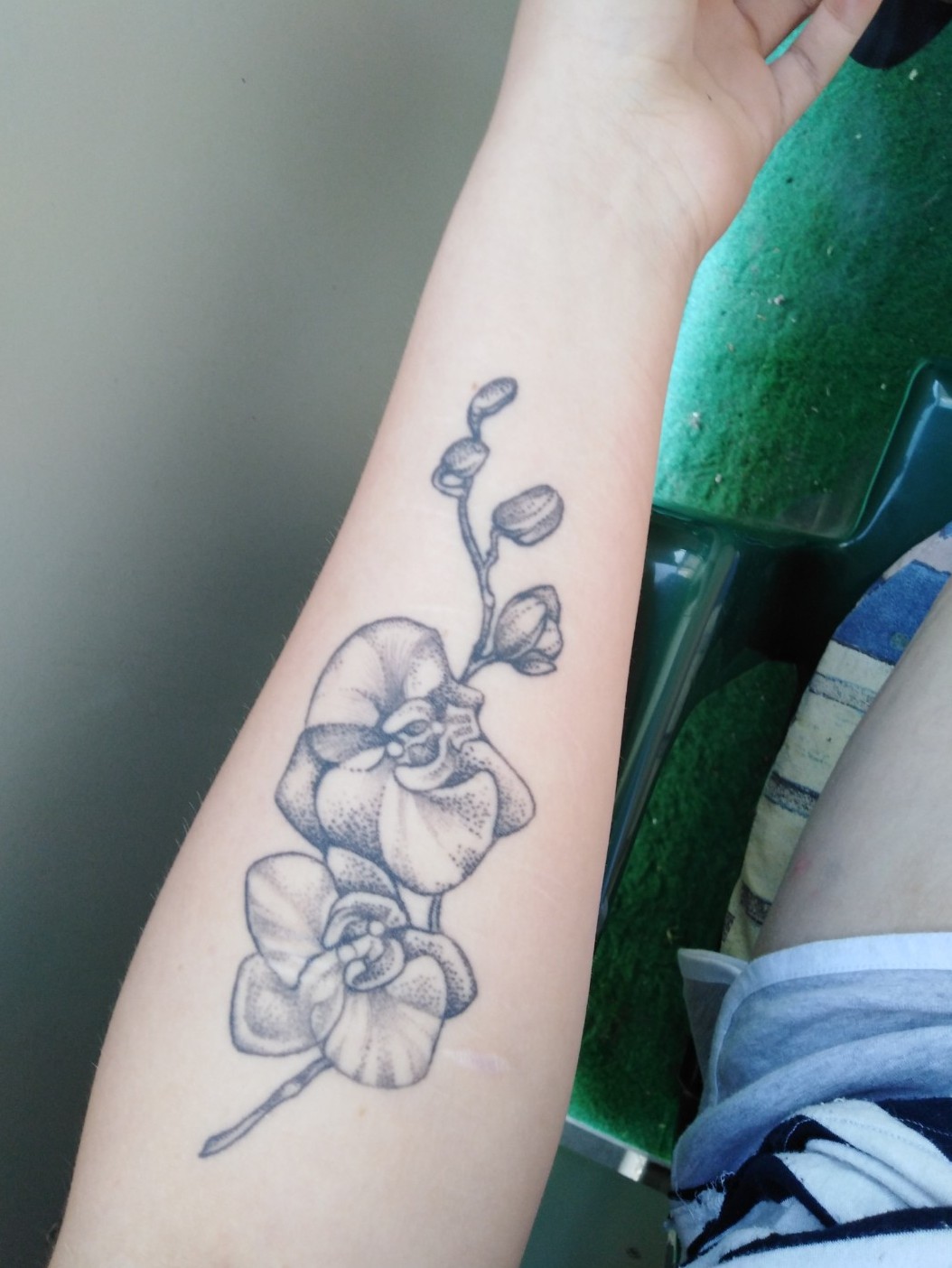 Tattoo uploaded by Natalie Schön • orchidee • Tattoodo