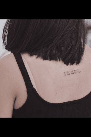 Small tattoo - girl with tattoo - script tattoo