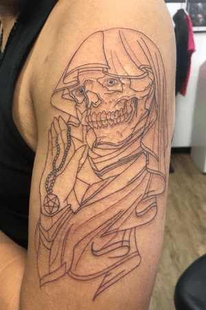 1st session. Linework done.