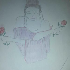 #gaisha #rose #tattooart #dessin #femme 