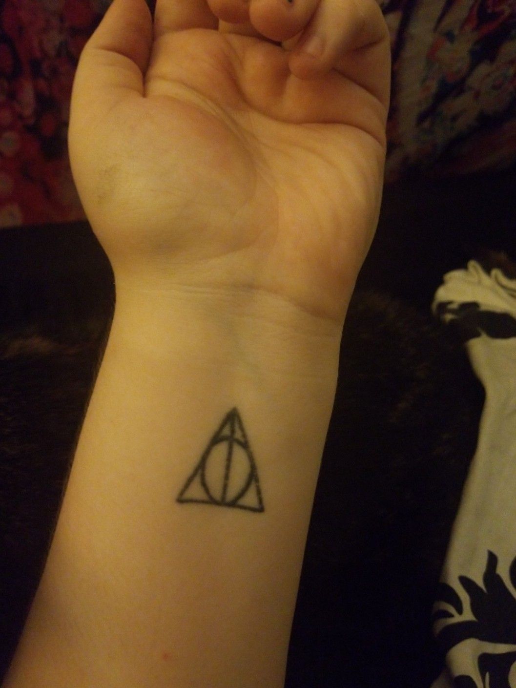 Tattoo uploaded by Melissa Hall • Deathly Hallows Harry Potter • Tattoodo