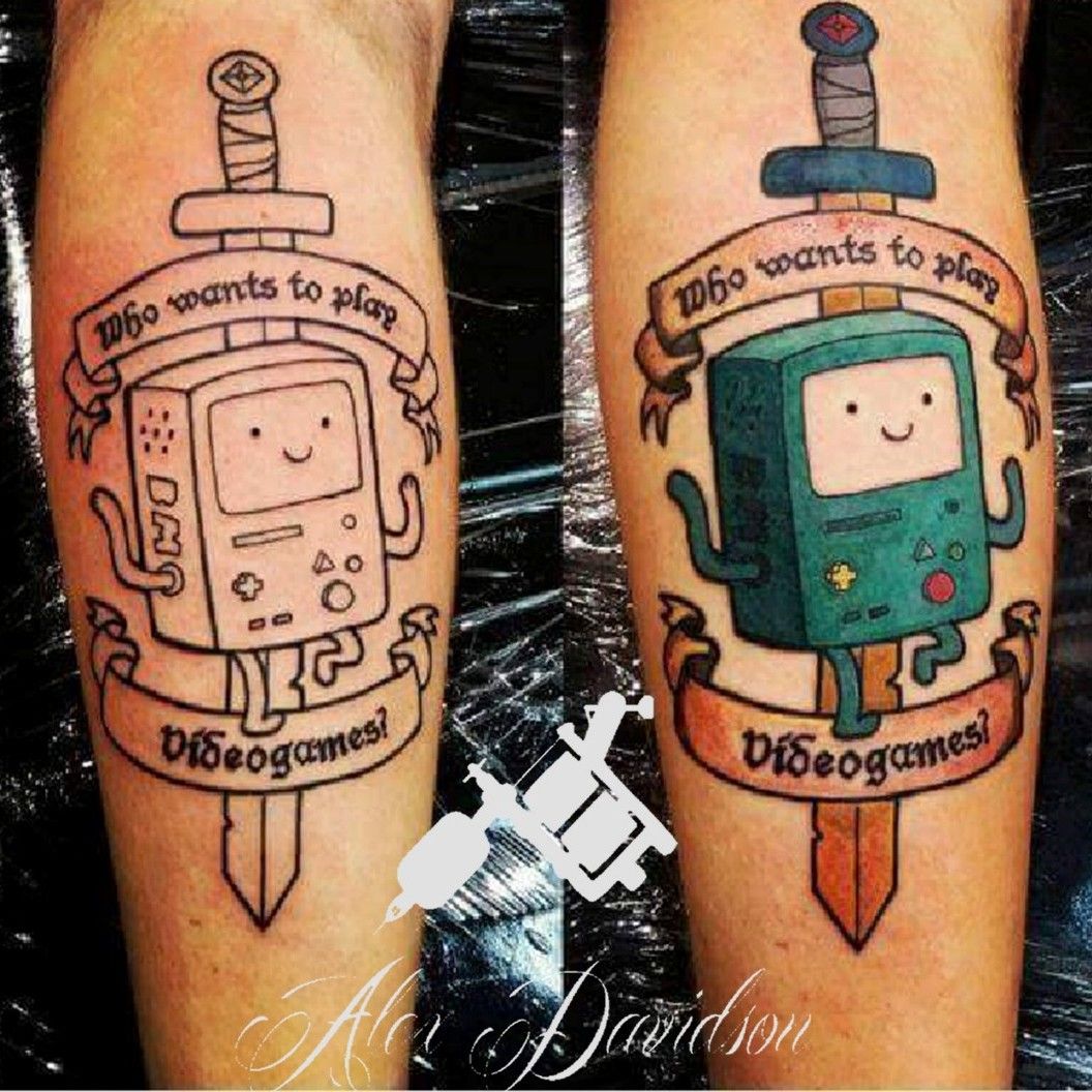 Ink ink  How cute is this BMO adventure time tattoo Tattoo by Mariah  Check out her instagram mbakertattoo  Facebook