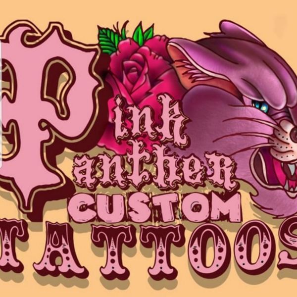Tattoo from pink panther custom tattoos