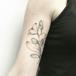 Floral tattoo - Inner Arm