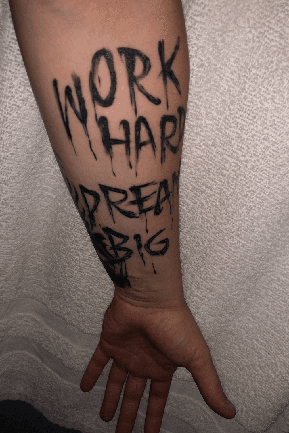 Share more than 147 work harder tattoo best