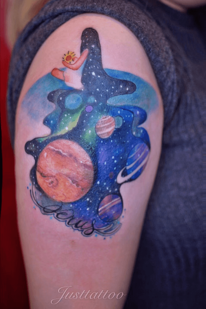 Neptune Planet Name Tattoo Designs  Page 3 of 5  Tattoos with Names
