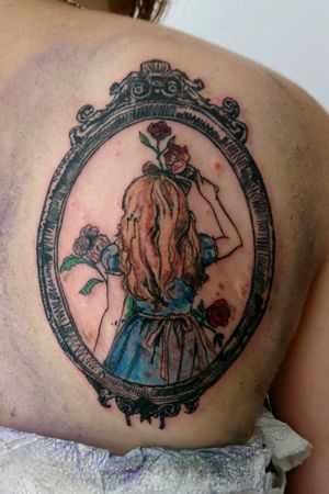 #alicethroughthelookingglass #aliceinwonderland #watercolor #rose #sketch #AliceinWonderlandtattoo #munich #fineart #art #tattooart #freshink 