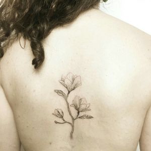 Floral tattoo - Back