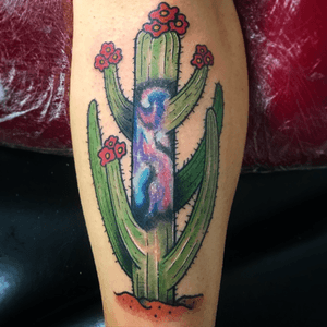 Space cactus #cactus #galaxy #space #traditional 