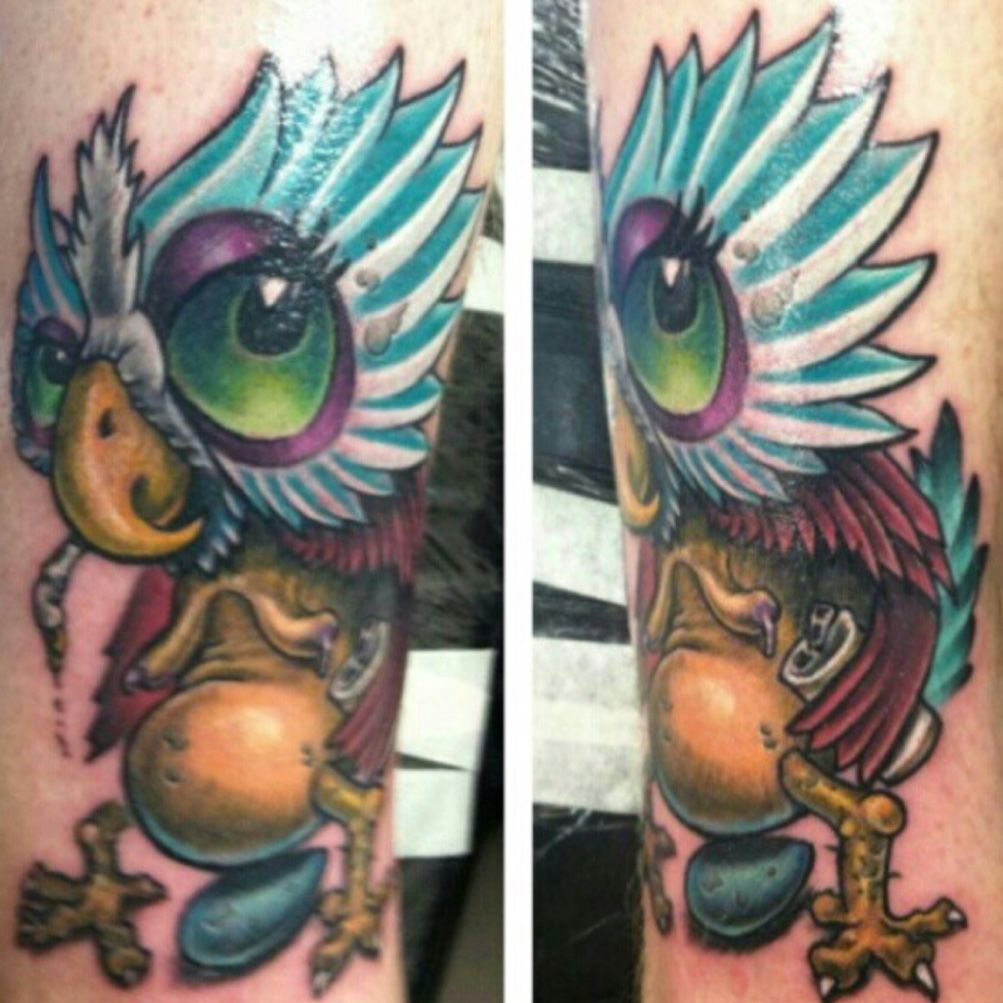 Rasta Bird Tattoo