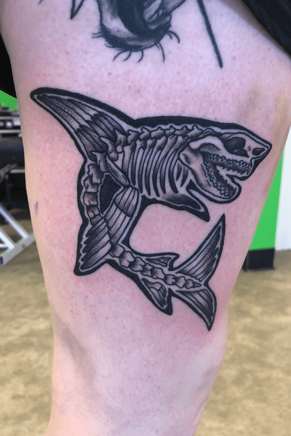 Skull and Shark tattoo by Jurgis Mikalauskas  Post 21009  Shark tattoos  Pirate skull tattoos Nature tattoos