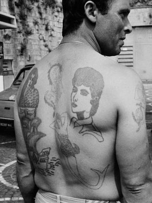 Photograph by Patrick Zachmann #PatrickZachmann #Rafa #NotBuenoClub #documentary #tattoohistory #tattooculture