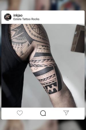 #tattoo #maori #tribal #ink #inkjao #rj 