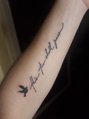 "This too shall pass " matching tattoo.