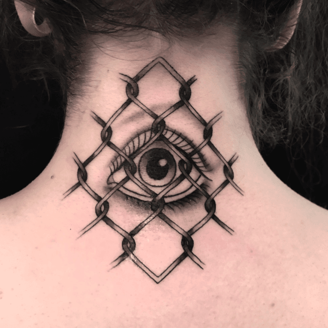 Chain link fence  wackngl     Alison Smiley Tattoo  Facebook