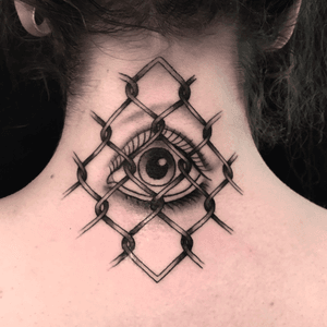 For appointments email: monteztattoos@gmail.com #chainlink #eye 
