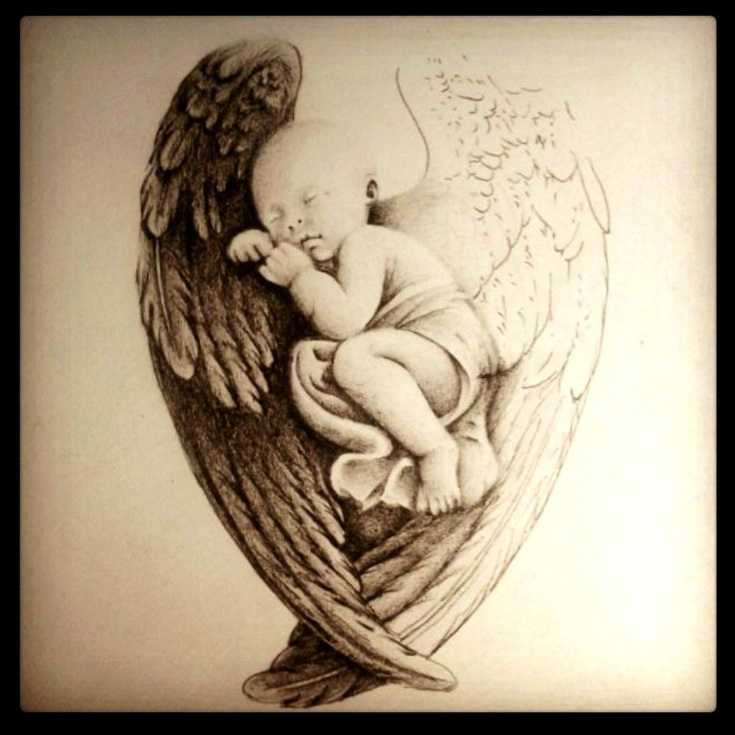Baby Angel Tattoo Images  Designs