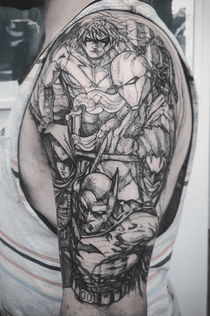 Superhero sleeve by Kieran Fensom
