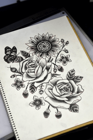 #flowers  #tattoosketch 