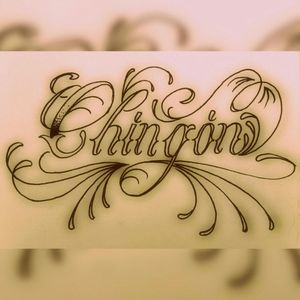 "Chingón" Lettering time!!! #letteringtattoo #lettering #caligrafia #caligraphy #diseño #design #tattooart #mexico #chingona #oaxaca 