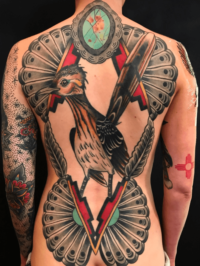 20 Awesome Roadrunner Bird Tattoo Design Ideas  EntertainmentMesh
