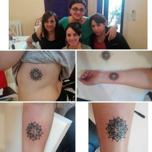 Friends tattoo. Mandala