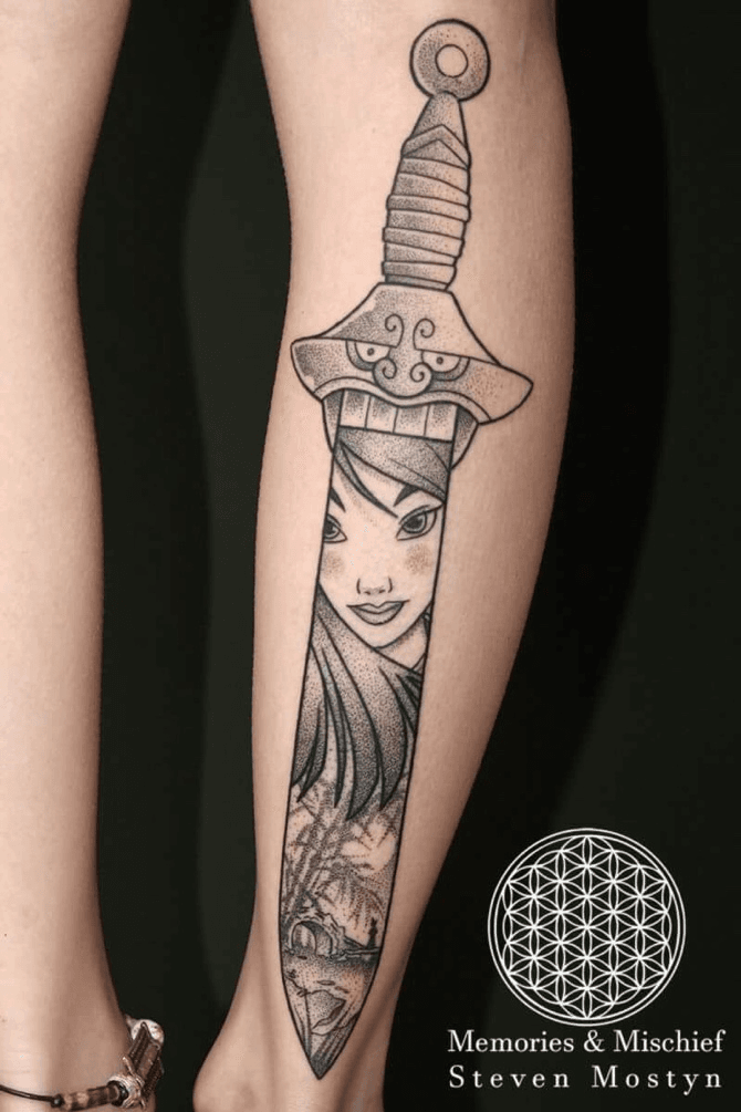 20 Amazing Mulan Tattoos with Meaning and Ideas  Body Art Guru